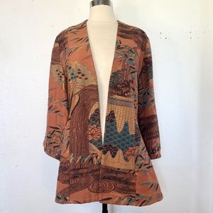 Love Apples by Stephanie Santa Fe Womens Jacket Small Designer Hand Crafted Open